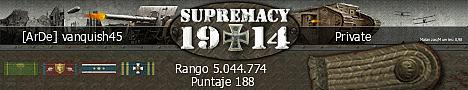Juega Supremacy1914, el juego online de estrategia gratis y ganador del premio Juego de Navegador 2009
